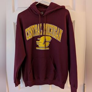 Adult Unisex Gildan Central Michigan University Hoodie Size M ❤️💛